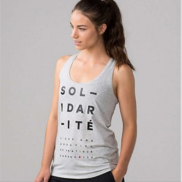 Lululemon Solidarité Love Tank, Size 6 - Picture 1 of 10